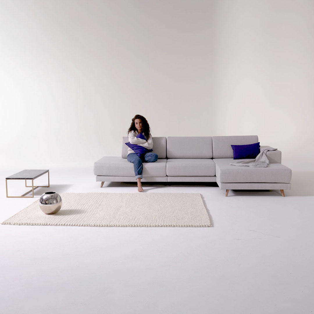 sofa kiesgrau - moderne designer-couch: hochwertige qualität