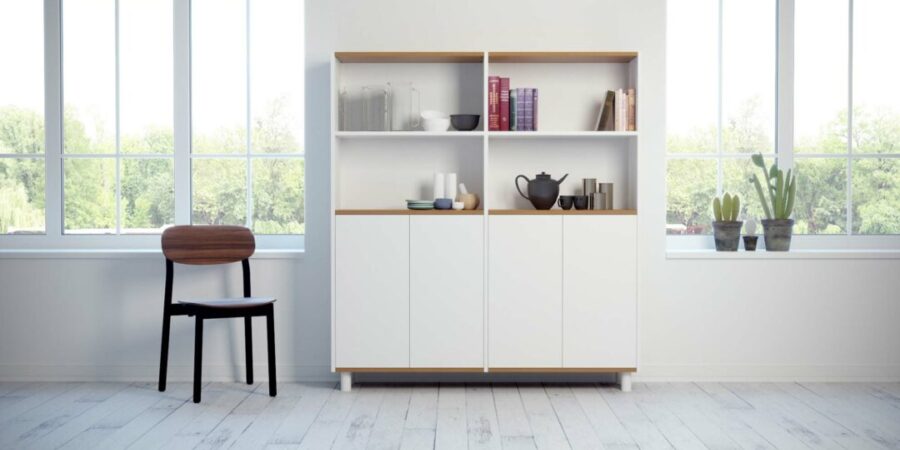 Buffet GRYD de couleur blanc pour une déco Feng Shui